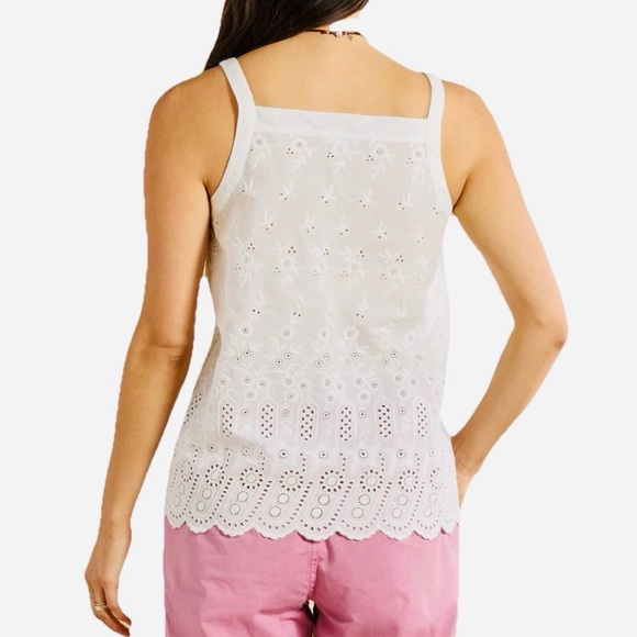 Sundance Elsinore Camisole Embroidered White Top For Women Size L NWT - Picture 1 of 12